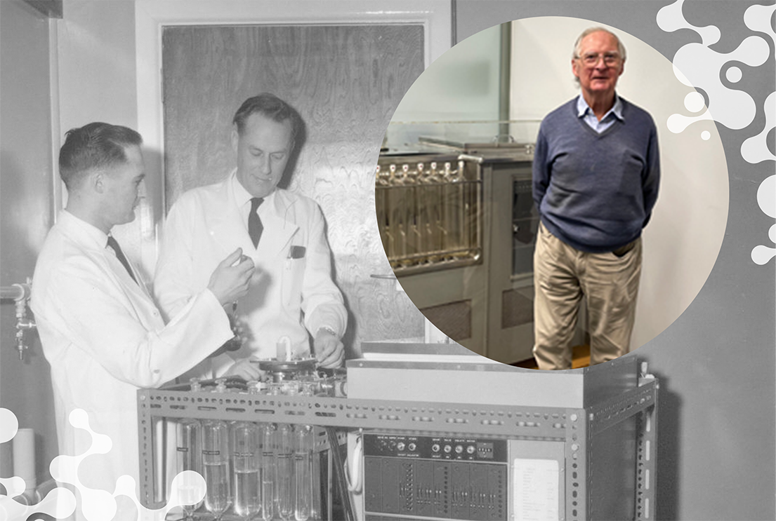 Geoff Begg, biomedical technology pioneer, visits SVI