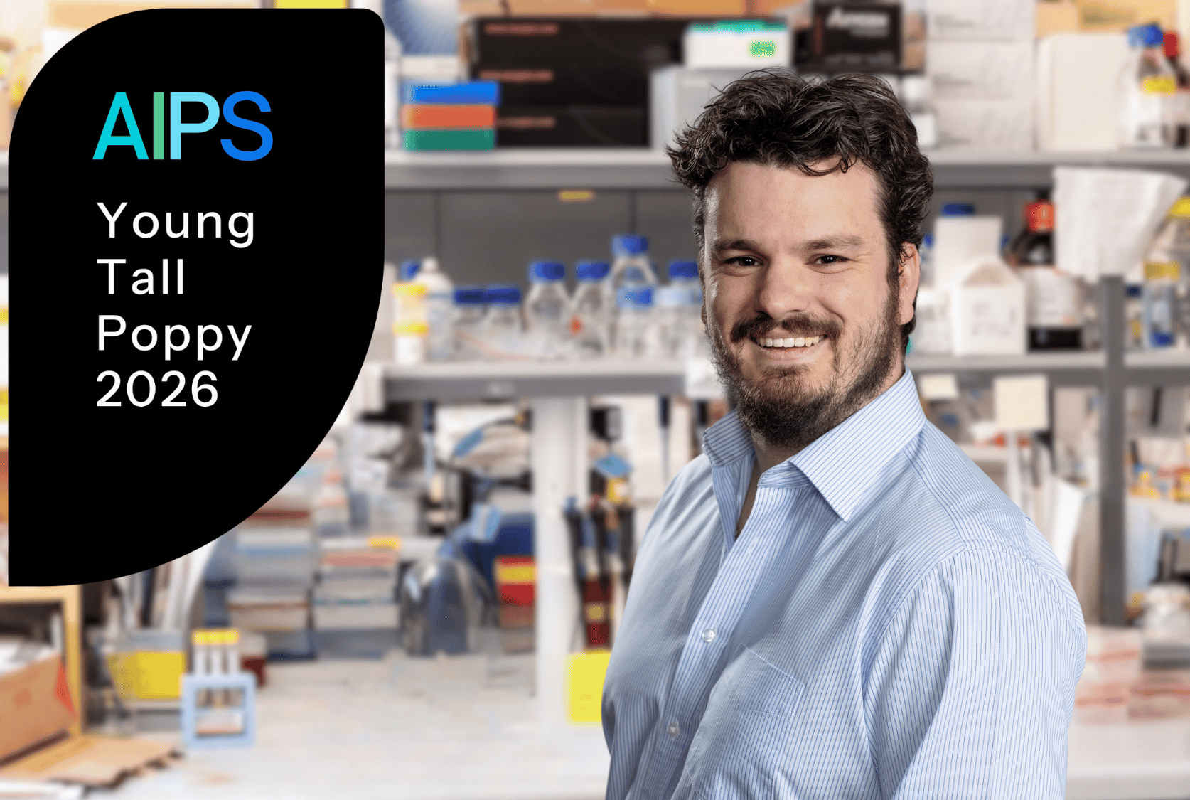 Dr Jarmon Lees honoured with 2026 Young Tall Poppy Science Award